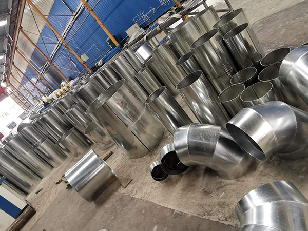 3.0厚鍍鋅圓管與圓彎頭